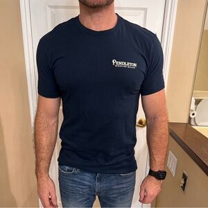 Pendleton Men's Dark Blue Short Sleeve Tee